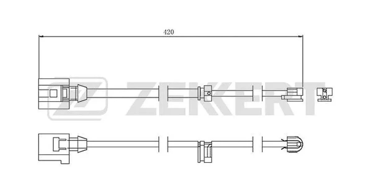 BS8045 - ZEKKERT - Сигнализатор, износ тормозных колодок