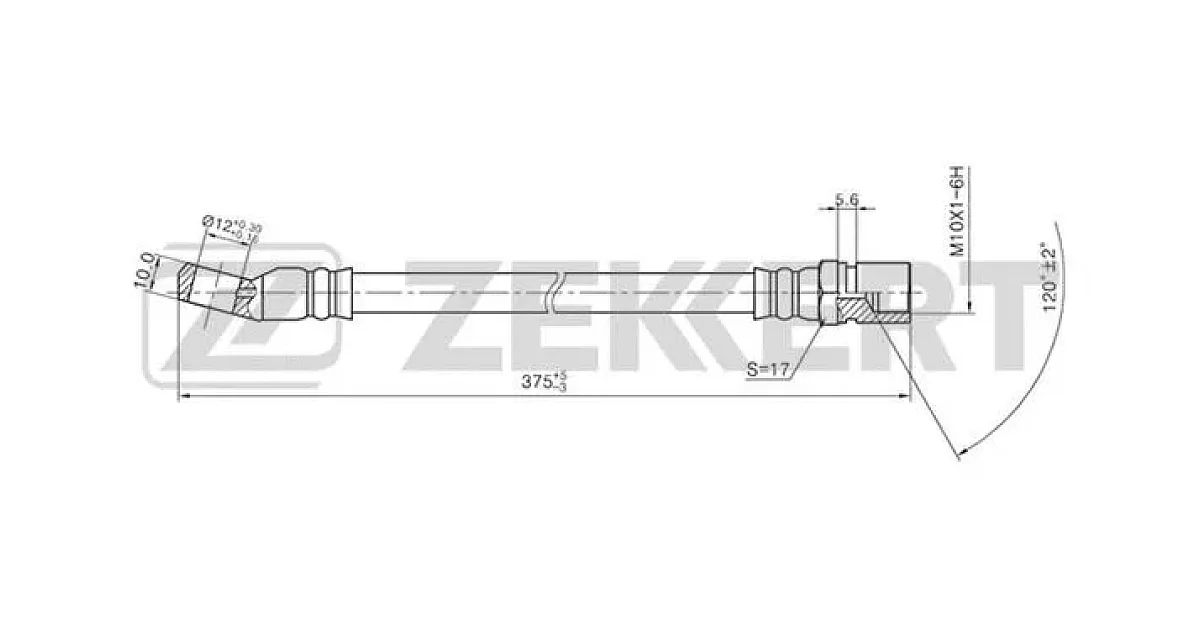 BS9036 - ZEKKERT - Тормозной шланг