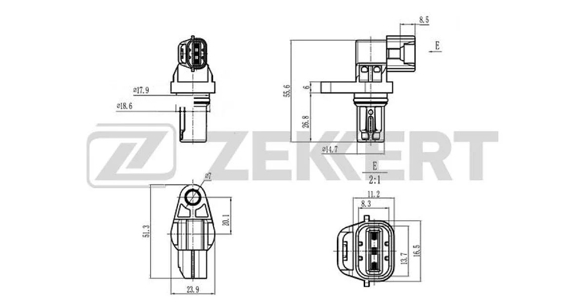 SE5047 - ZEKKERT - Датчик, положение распределительного вала