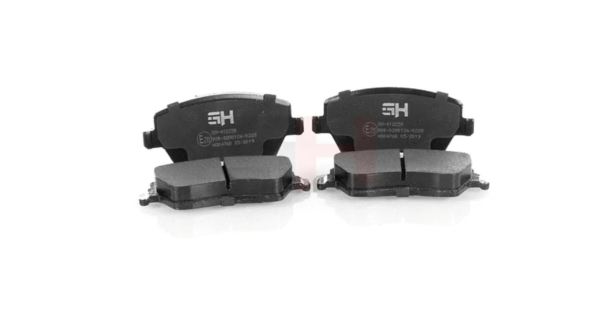 GH412258 - GH - Комплект тормозных колодок, дисковый тормоз
