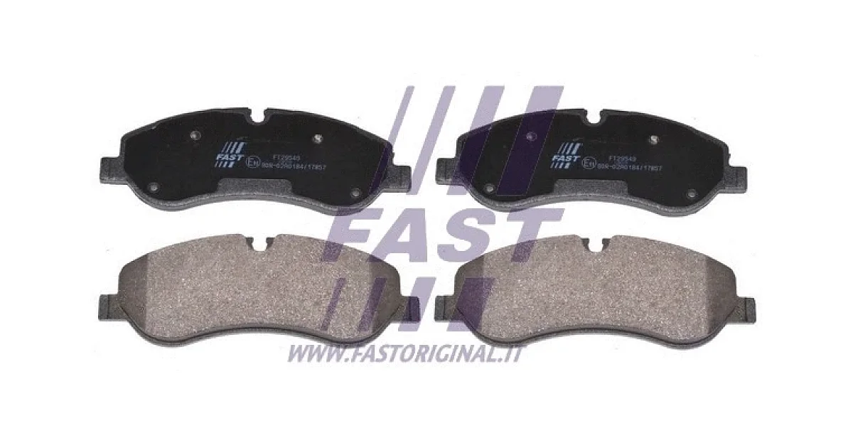 FAST FT29549, Комплект тормозных колодок, дисковый тормоз