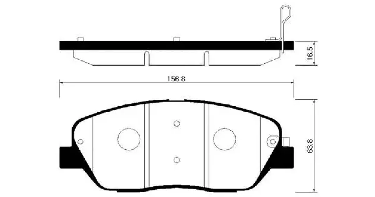 HP1042 - HSB - Комплект тормозных колодок, дисковый тормоз