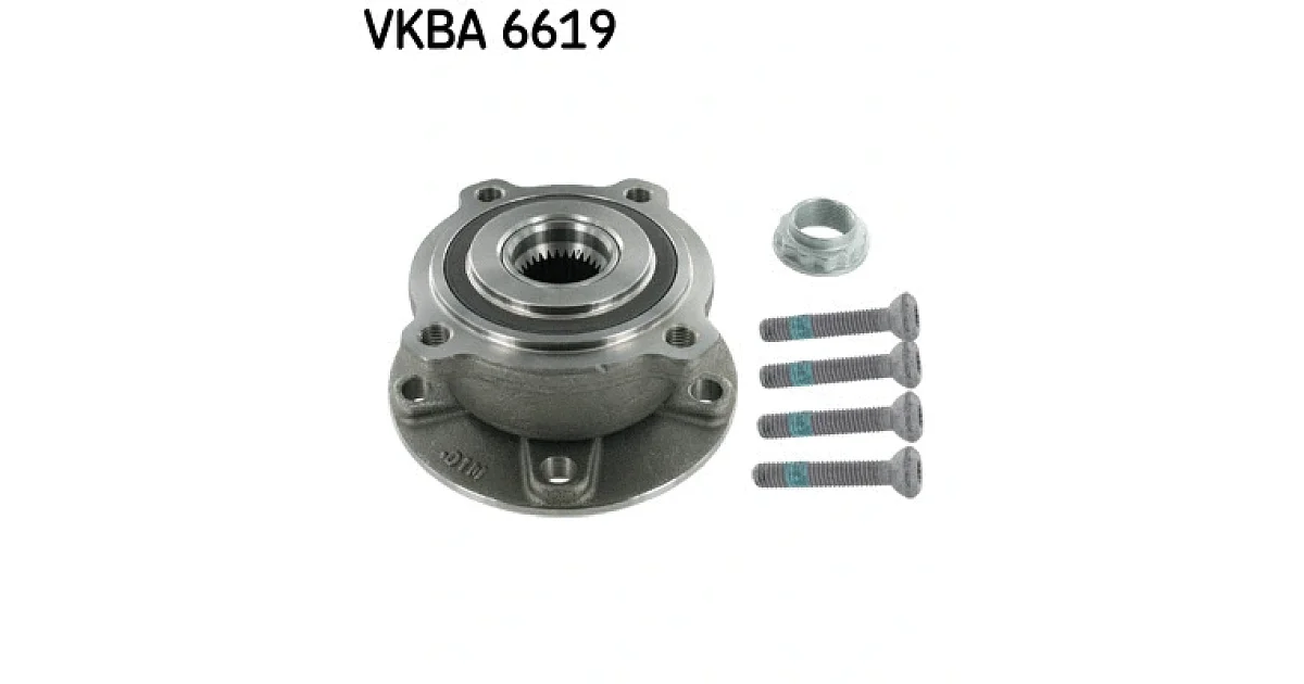 VKBA6619 - SKF - Комплект подшипника ступицы колеса