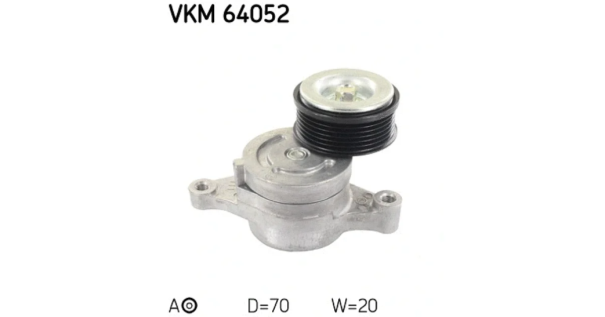 VKM64052 - SKF - Натяжной ролик, поликлиновой ремень