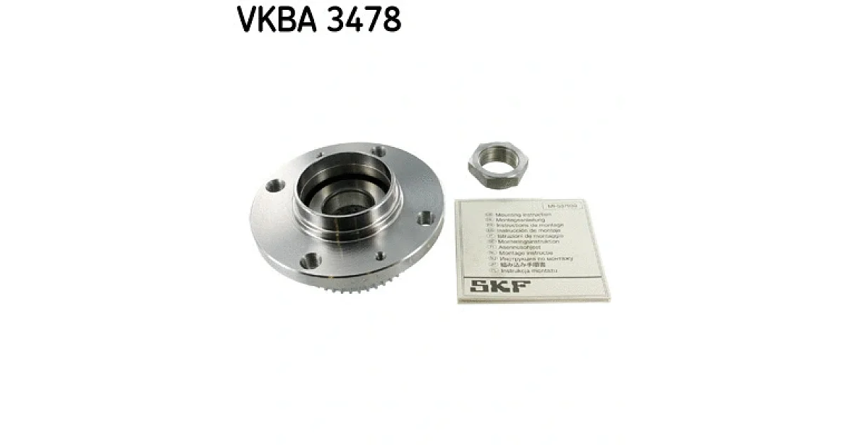 VKBA3478 - SKF - Комплект подшипника ступицы колеса