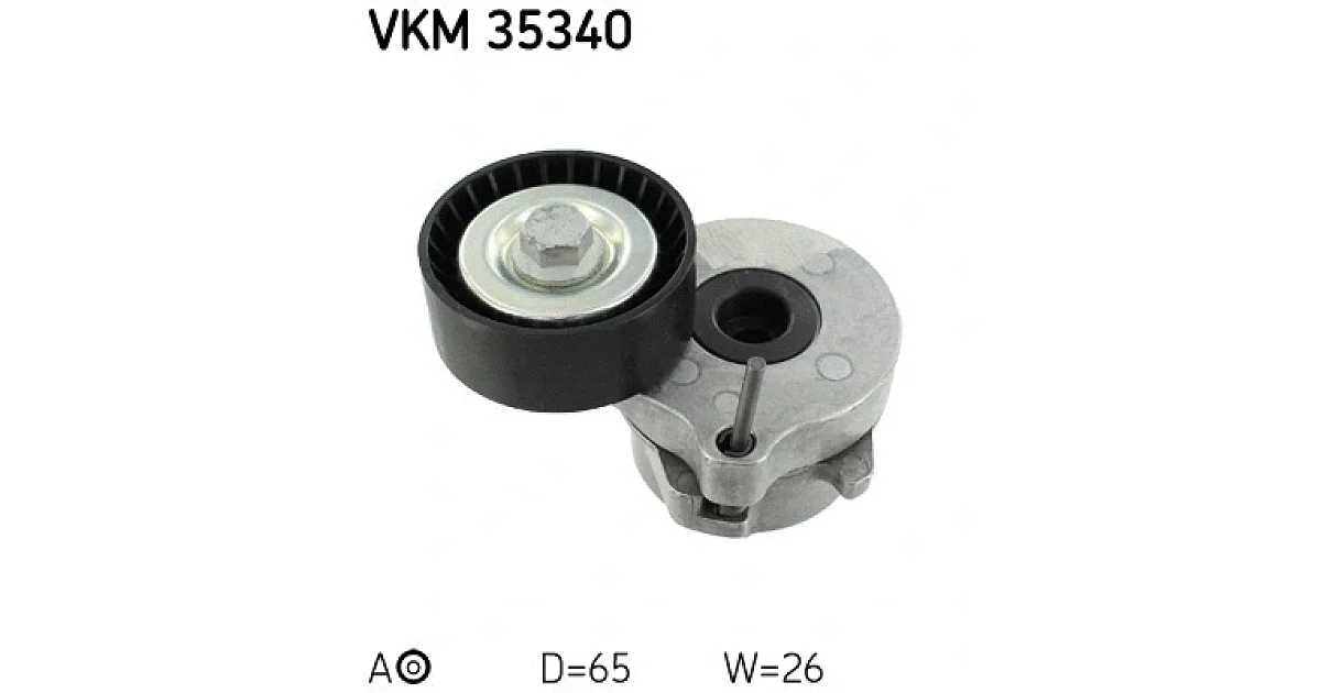 VKM35340 - SKF - Натяжной ролик, поликлиновой ремень