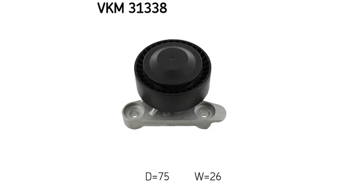 VKM31338 - SKF - Натяжной ролик, поликлиновой ремень