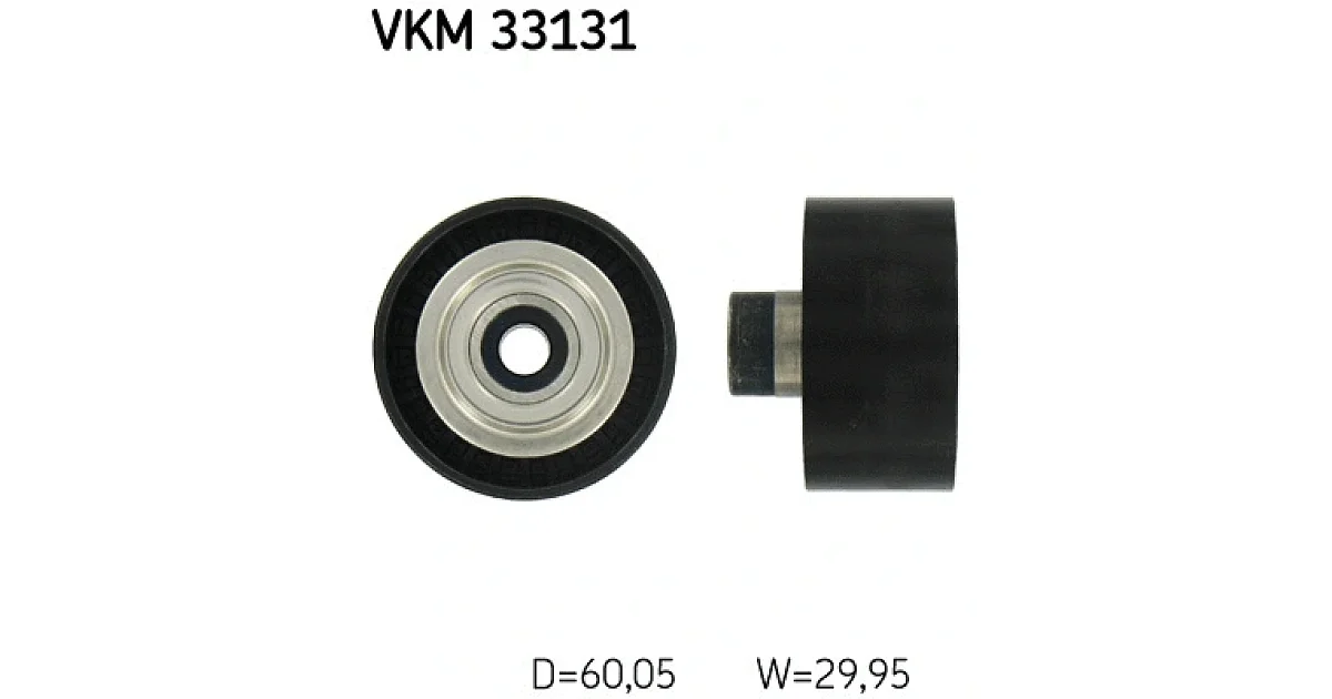 VKM33131 - SKF - Паразитный / ведущий ролик, поликлиновой ремень