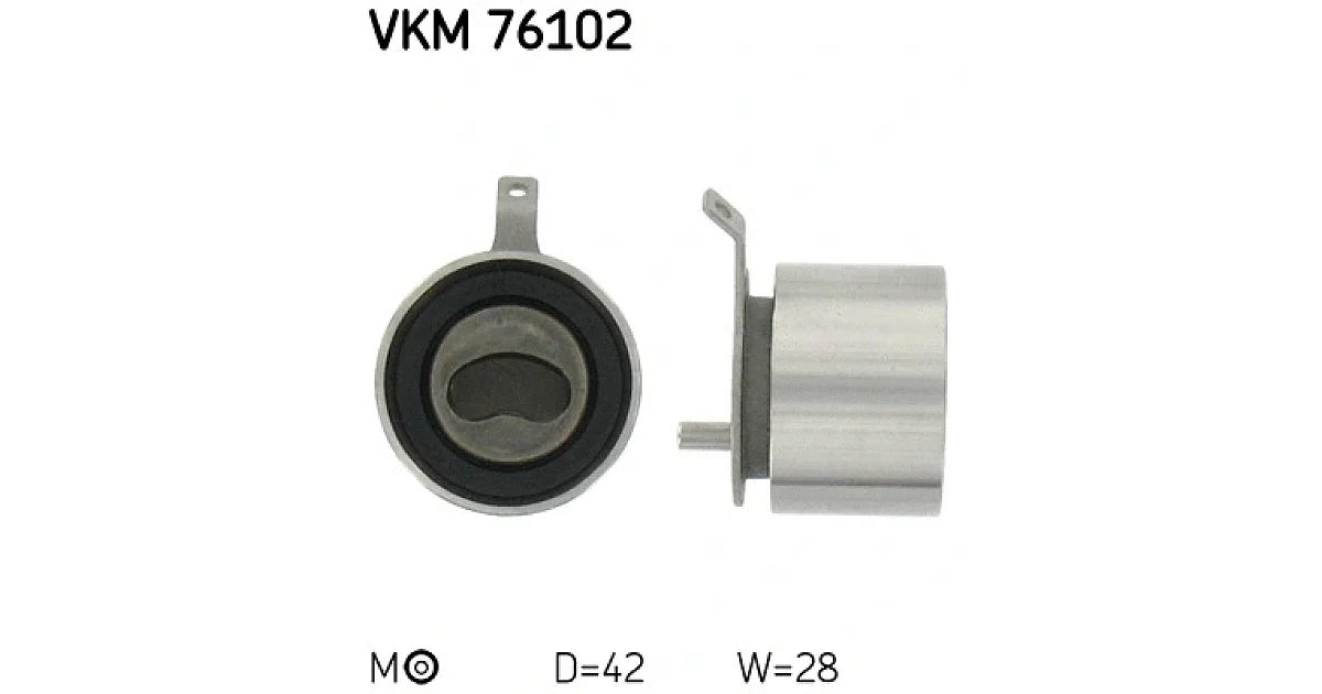 VKM76102 - SKF - Натяжной ролик, ремень ГРМ