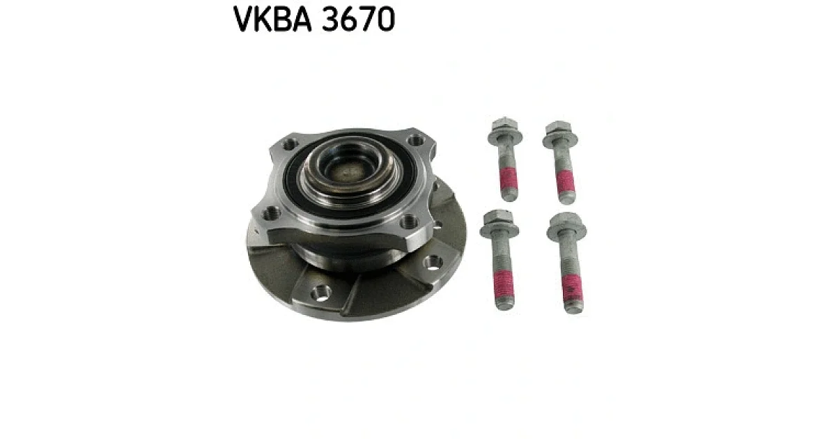 VKBA3670 - SKF - Комплект подшипника ступицы колеса