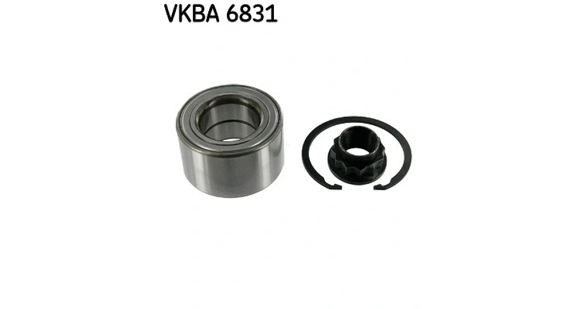 VKBA6831 - SKF - Комплект подшипника ступицы колеса