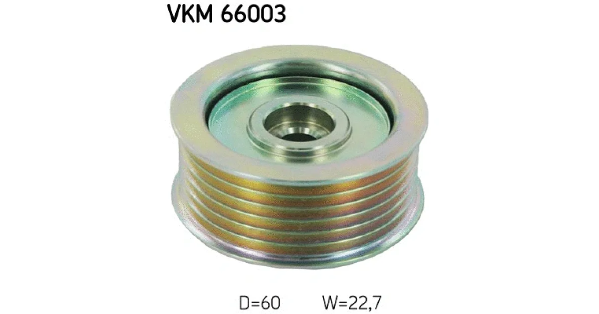 VKM66003 - SKF - Паразитный / ведущий ролик, поликлиновой ремень