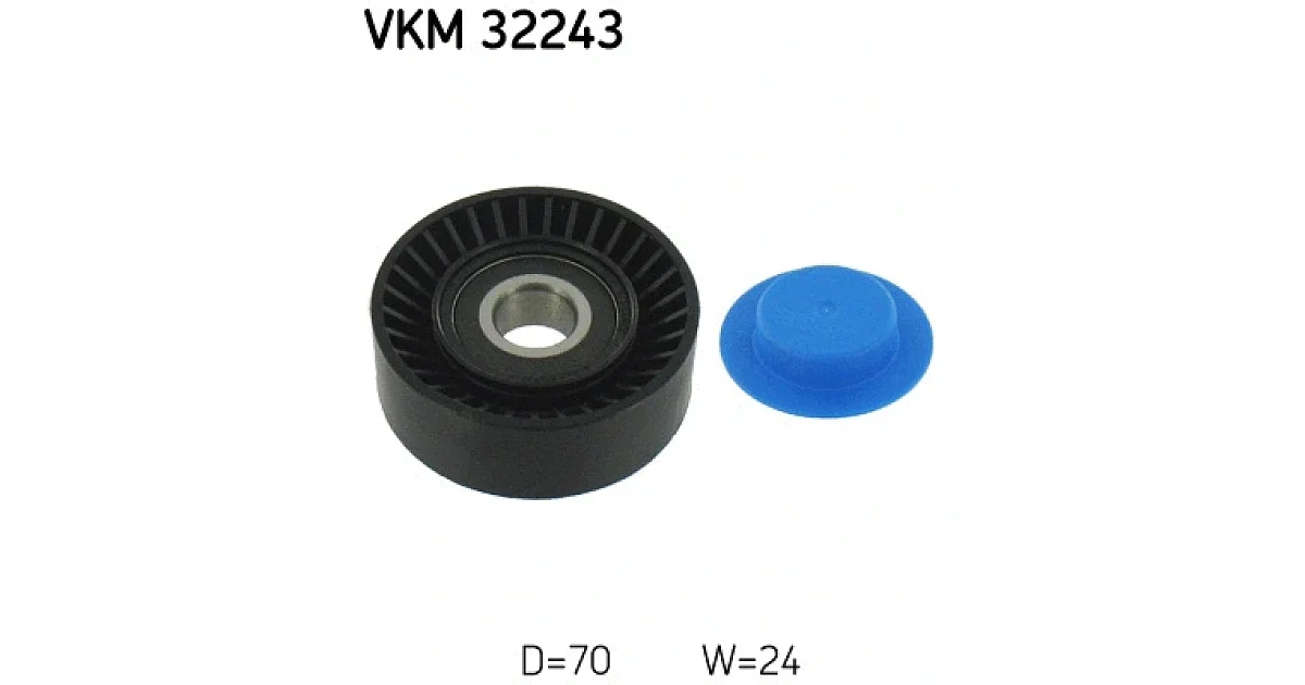 VKM32243 - SKF - Паразитный / ведущий ролик, поликлиновой ремень