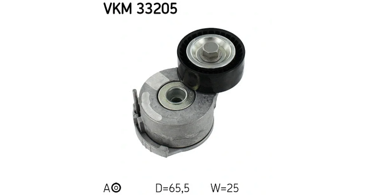 VKM33205 - SKF - Натяжной ролик, поликлиновой ремень