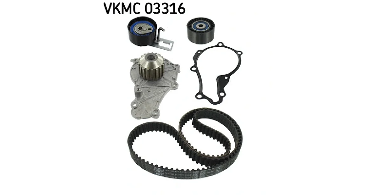 VKMC03316 - SKF - Водяной насос + комплект зубчатого ремня