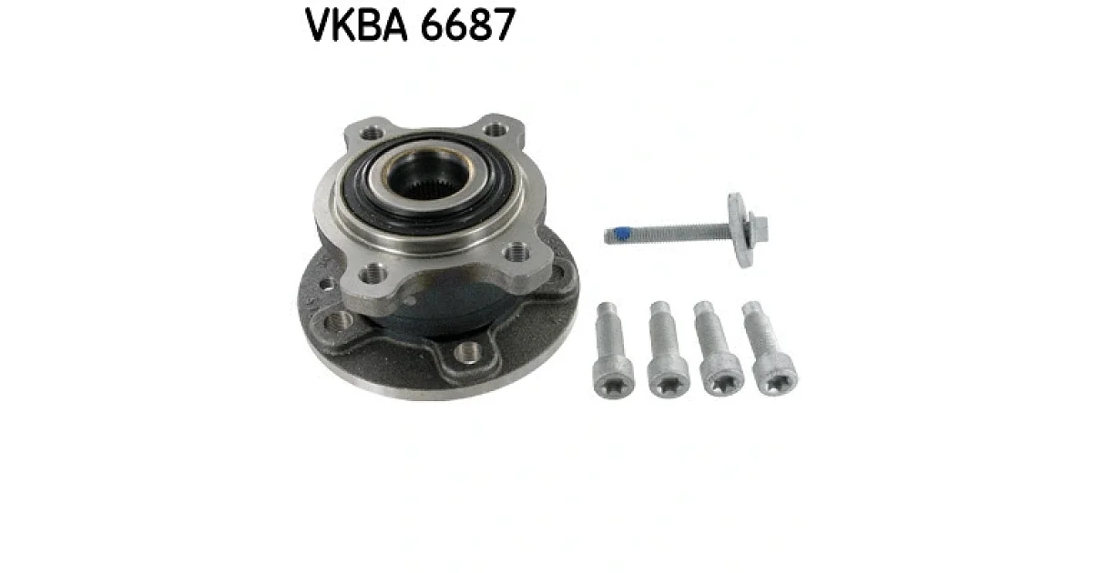 VKBA6687 - SKF - Комплект подшипника ступицы колеса