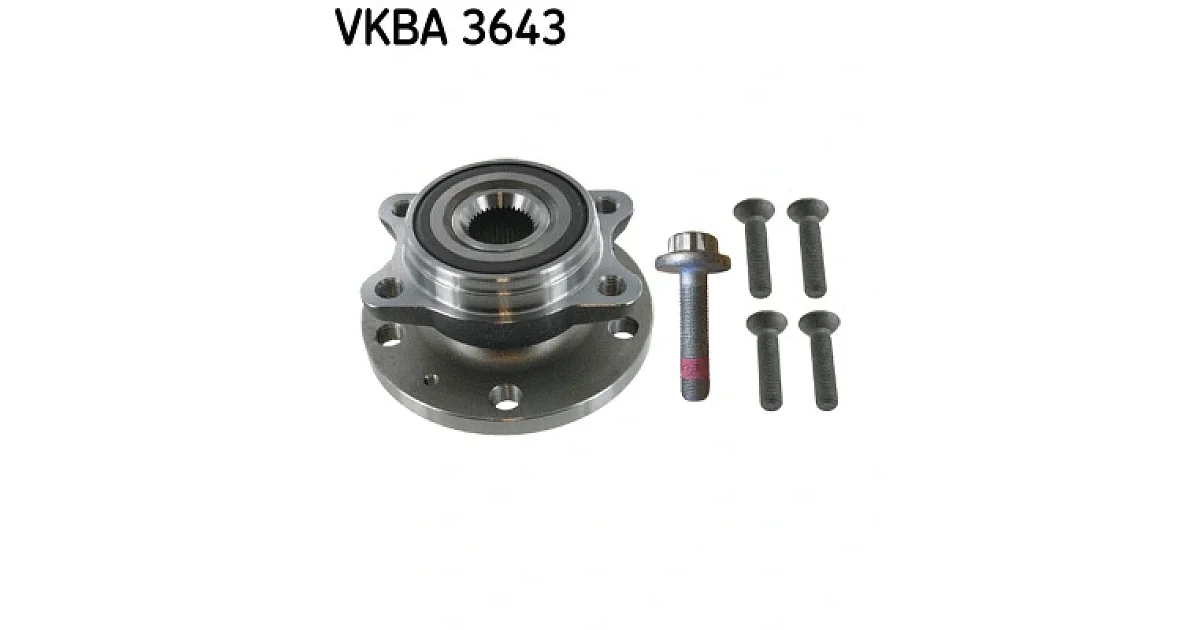 VKBA3643 - SKF - Комплект подшипника ступицы колеса