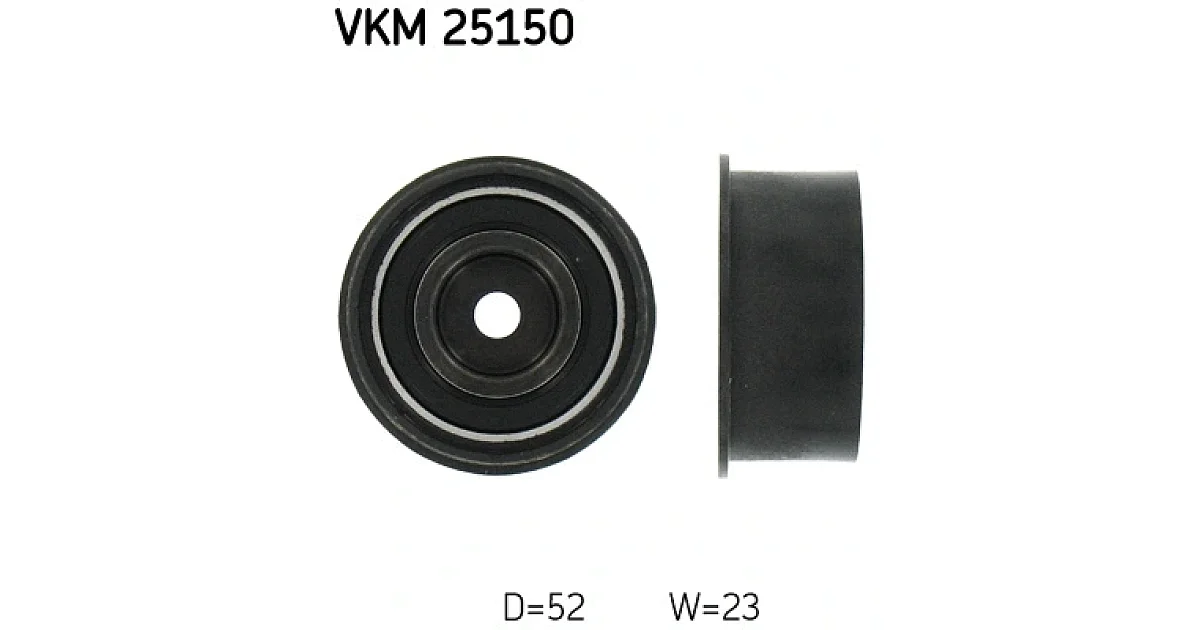 VKM25150 - SKF - Паразитный / Ведущий ролик, зубчатый ремень