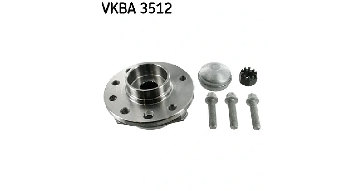 VKBA3512 - SKF - Комплект подшипника ступицы колеса