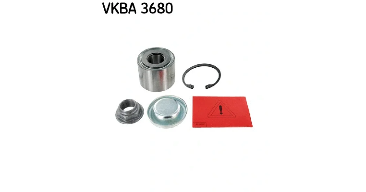 VKBA3680 - SKF - Комплект подшипника ступицы колеса