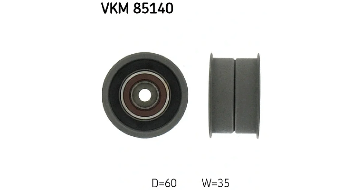 VKM85140 - SKF - Паразитный / Ведущий ролик, зубчатый ремень