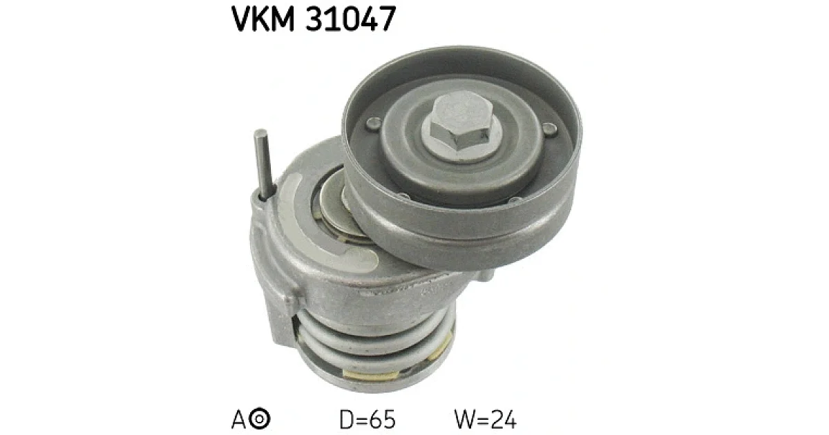 VKM31047 - SKF - Натяжной ролик, поликлиновой ремень