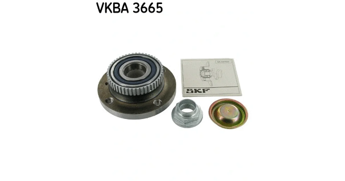 VKBA3665 - SKF - Комплект подшипника ступицы колеса
