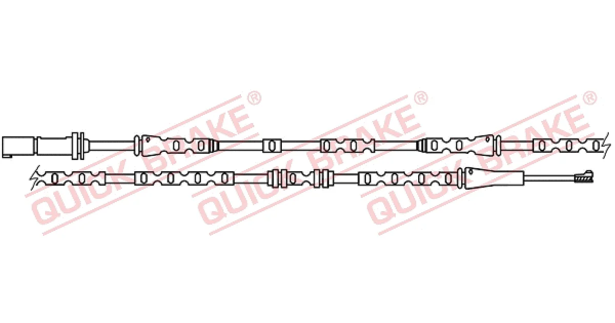 QUICK BRAKE WS 0304 A (WS0304A), Сигнализатор, износ тормозных колодок