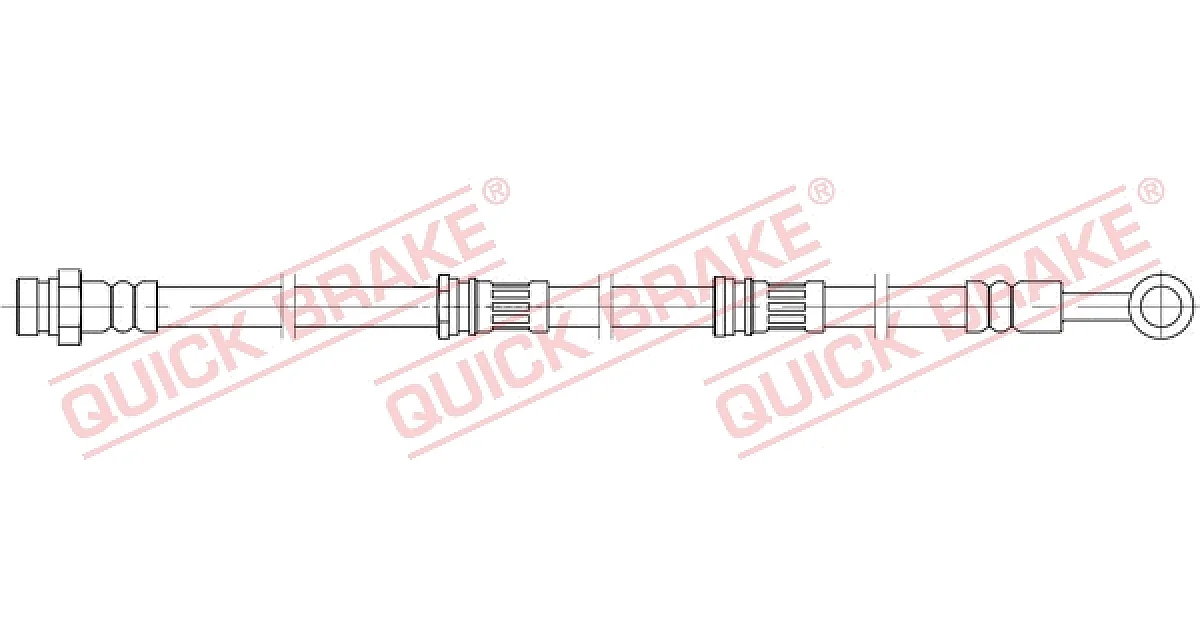 58828 - QUICK BRAKE - Тормозной шланг