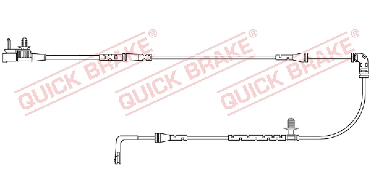 QUICK BRAKE WS 0414 A, Сигнализатор, износ тормозных колодок