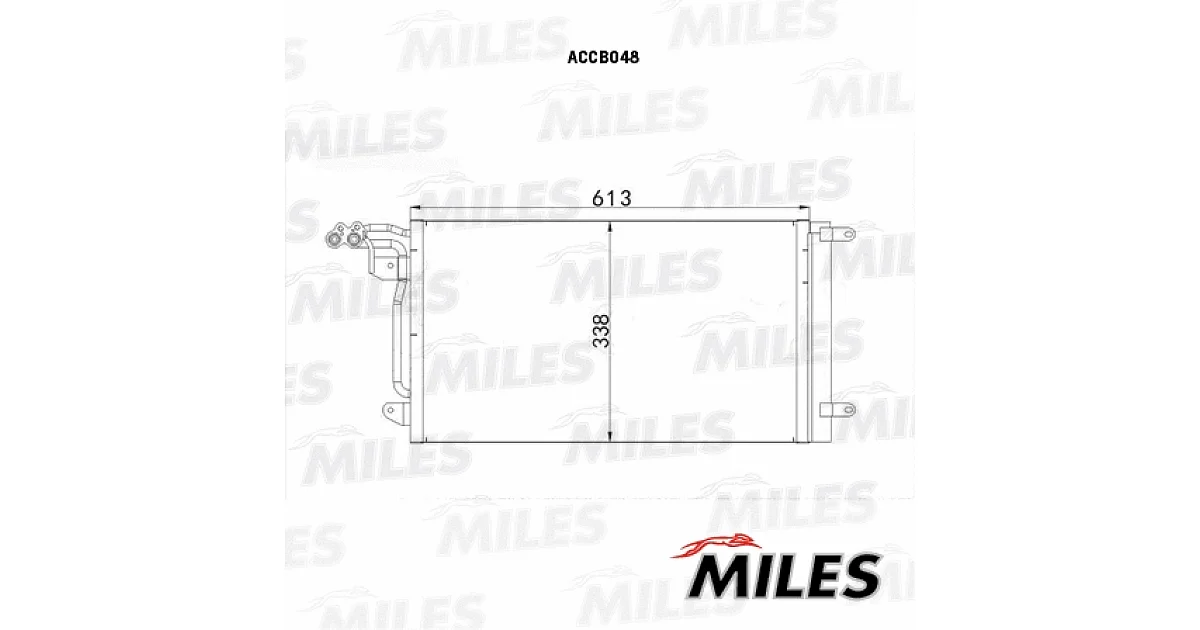 MILES ACCB048, Конденсатор, кондиционер