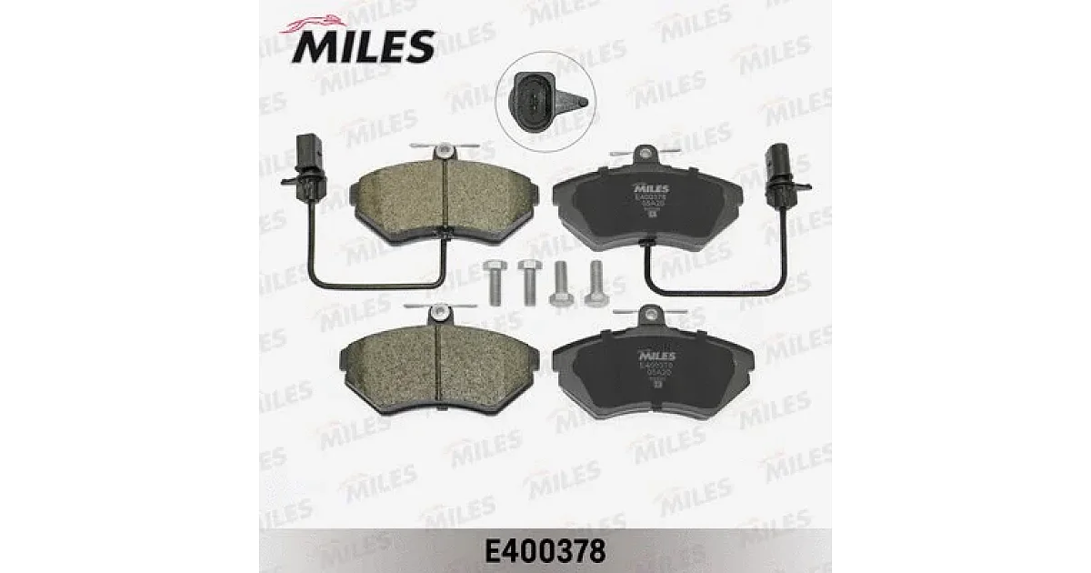 E400378 - MILES - Комплект тормозных колодок, дисковый тормоз