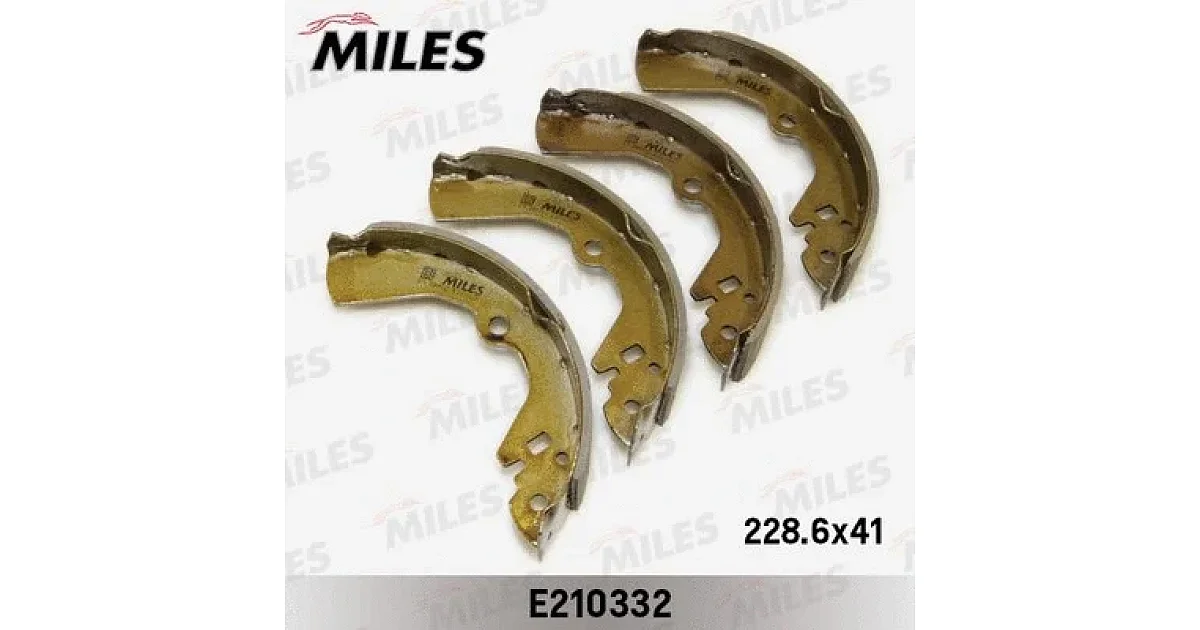 MILES E210332, Комплект тормозных колодок