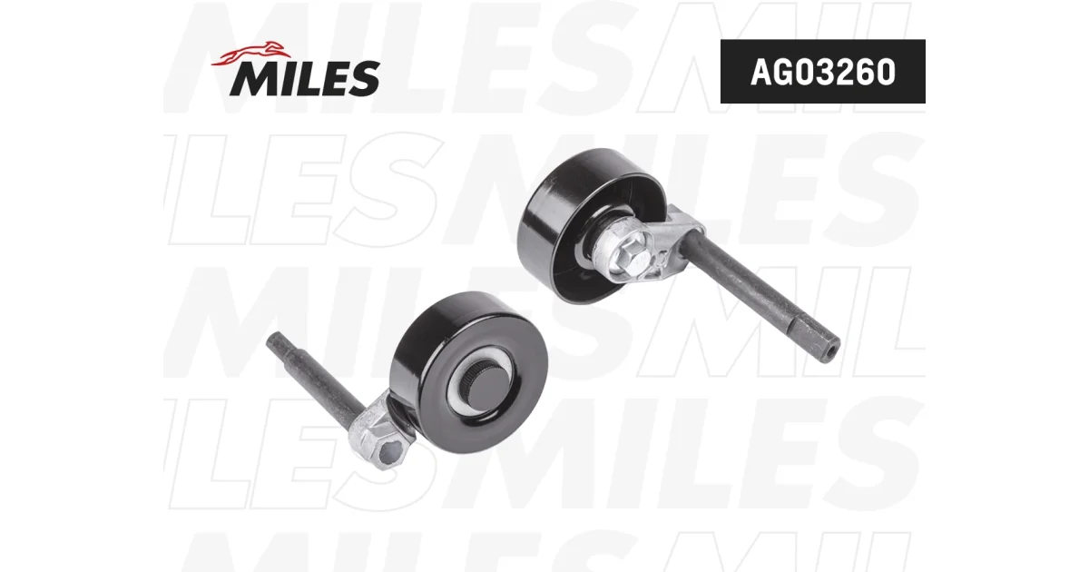 MILES AG03260, Натяжной ролик, поликлиновой ремень