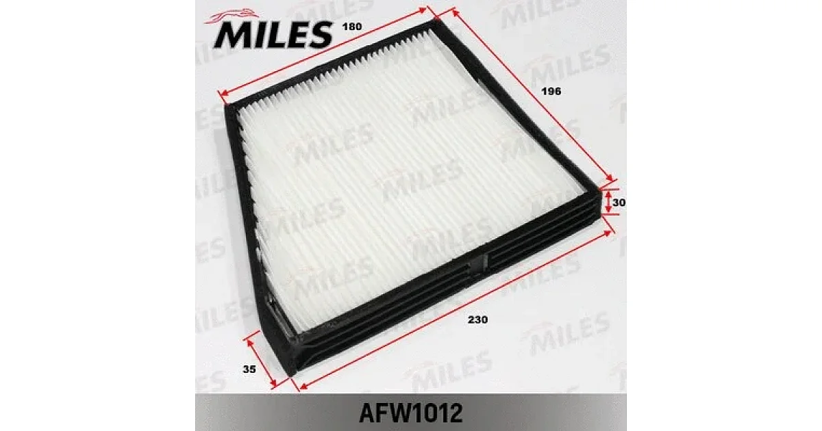 AFW1012 - MILES - Фильтр, воздух во внутренном пространстве