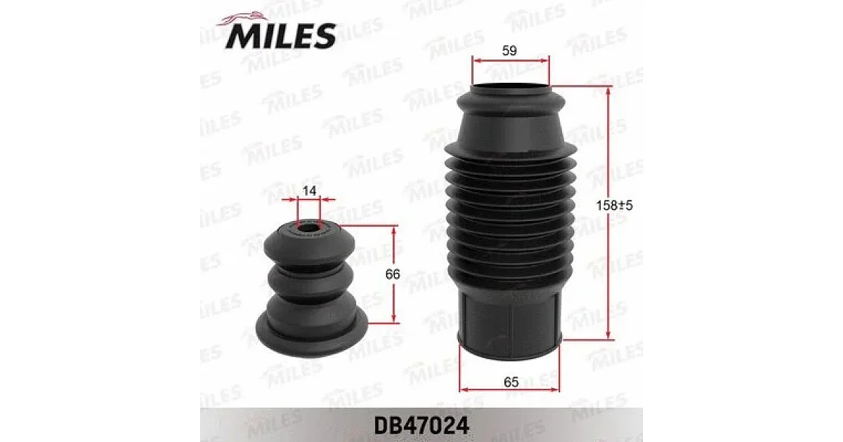 DB47024 - MILES - Пылезащитный комплект, амортизатор