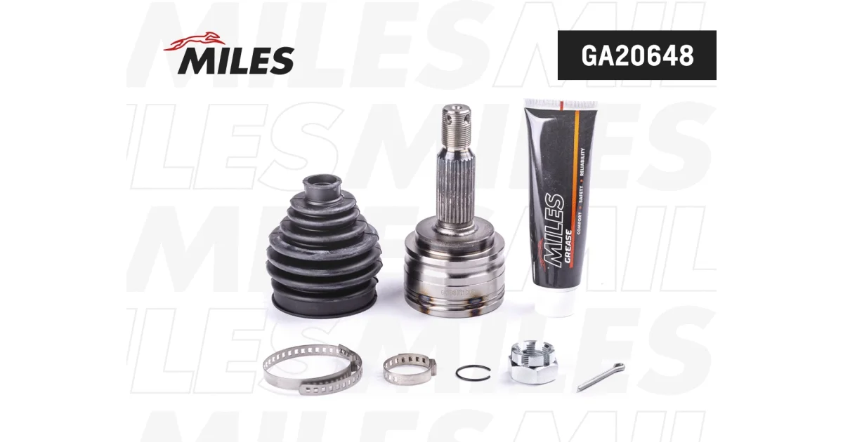 GA20648 - MILES - Шарнирный комплект, приводной вал