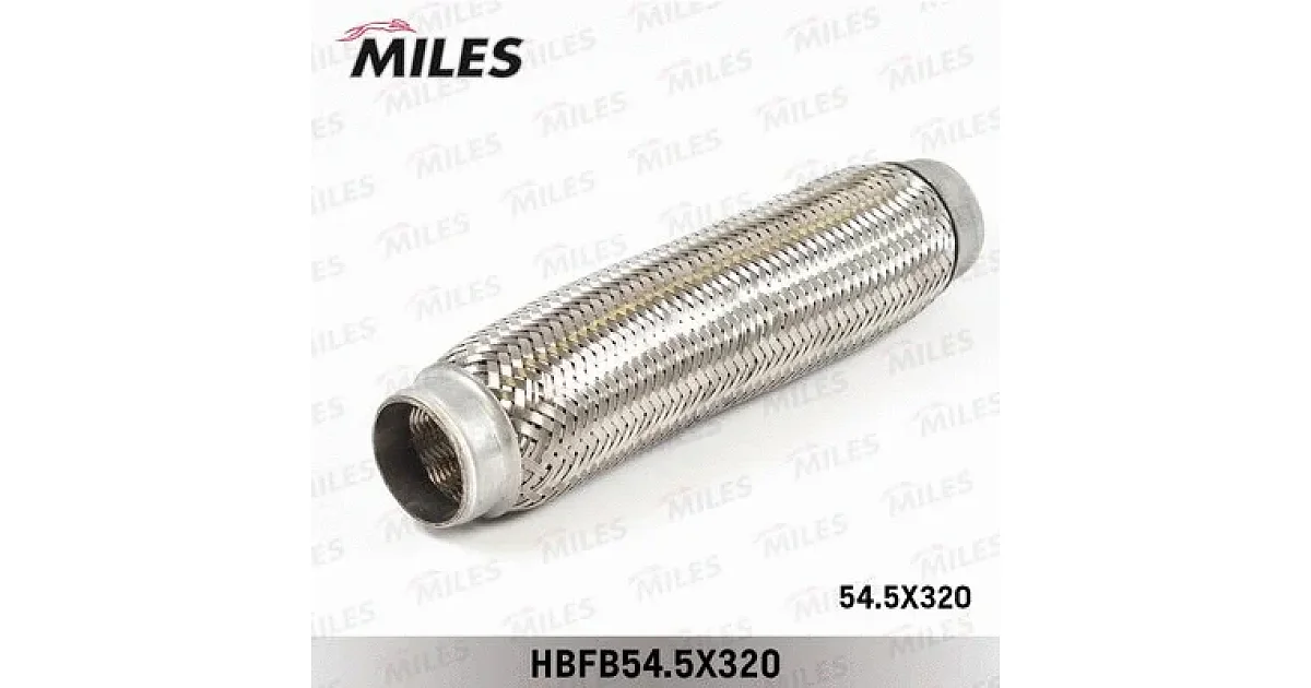 HBFB545X320 - MILES - Гофрированная труба, выхлопная система