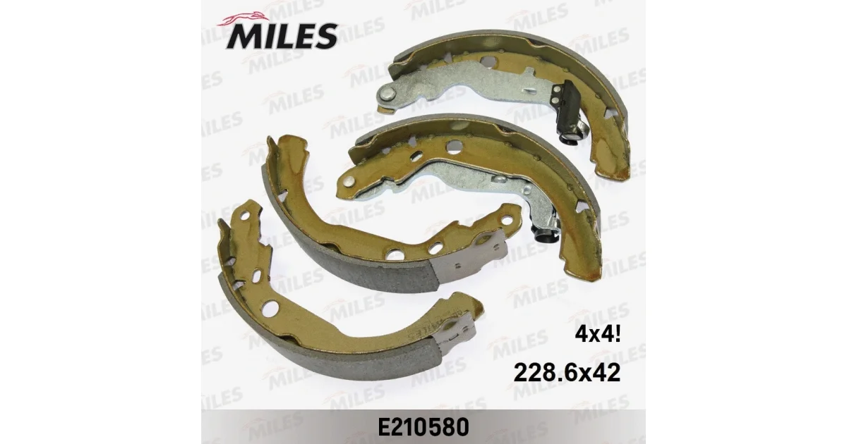E210580 - MILES - Комплект тормозных колодок