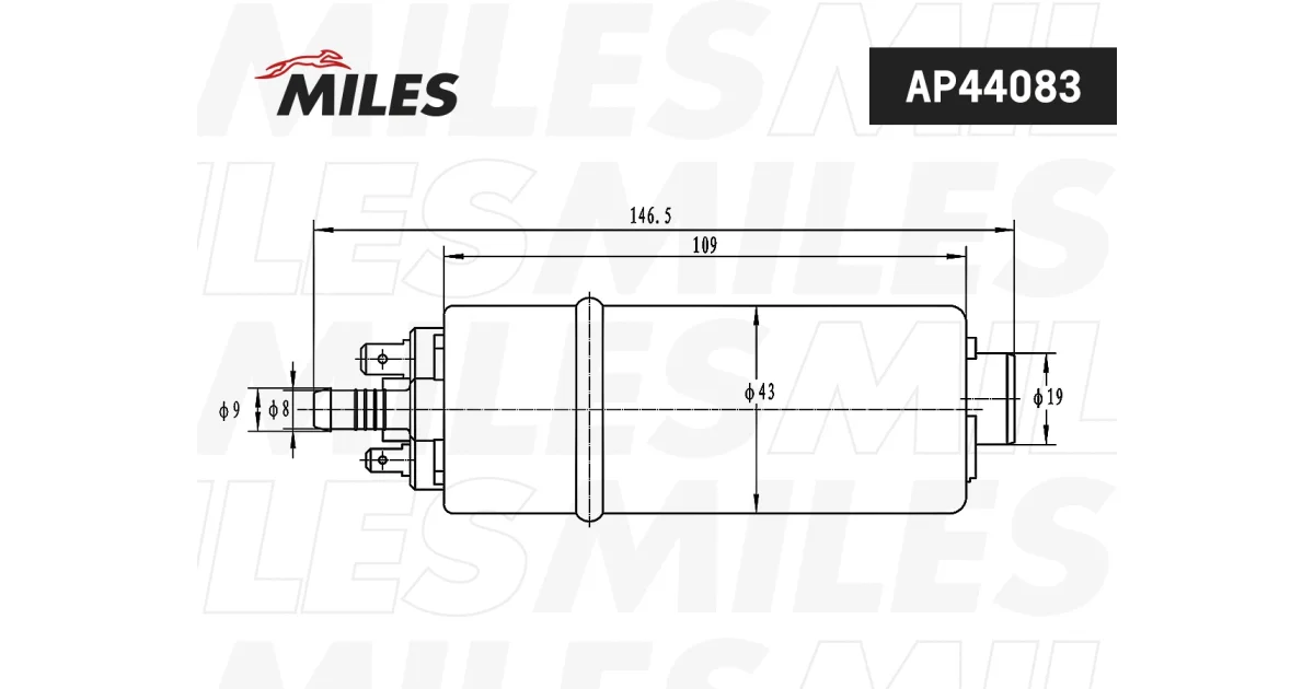 AP44083 - MILES - Топливный насос