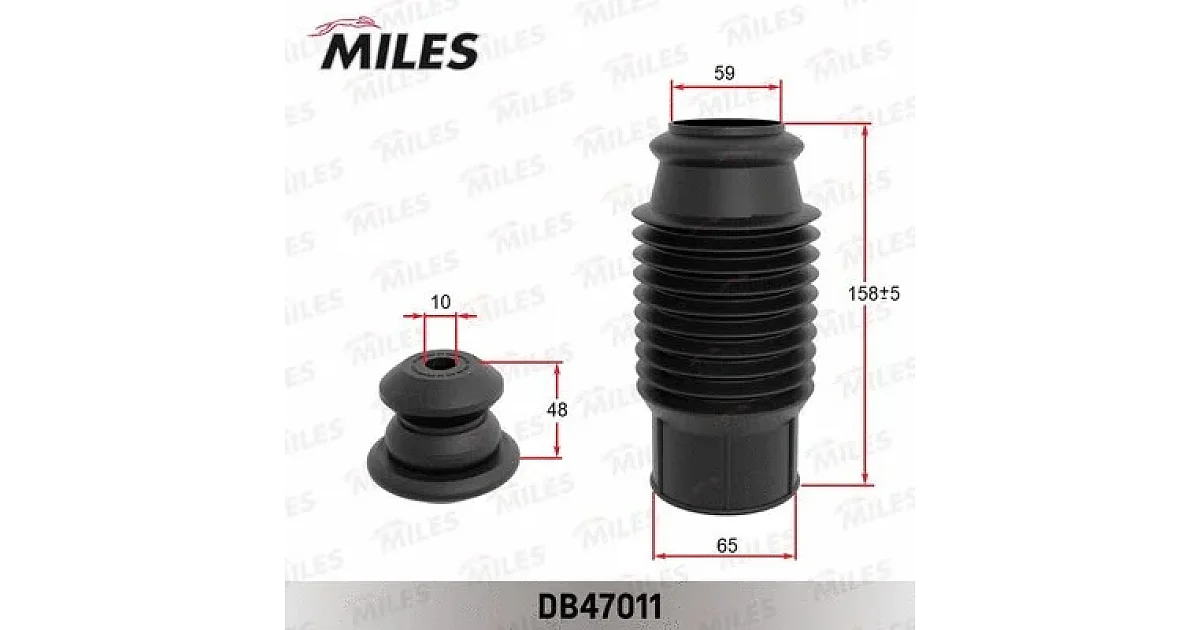 DB47011 - MILES - Пылезащитный комплект, амортизатор