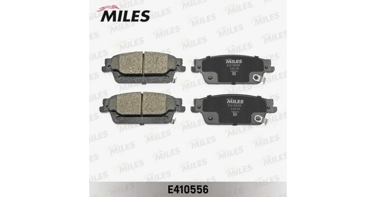 E410556 - MILES - Комплект тормозных колодок, дисковый тормоз