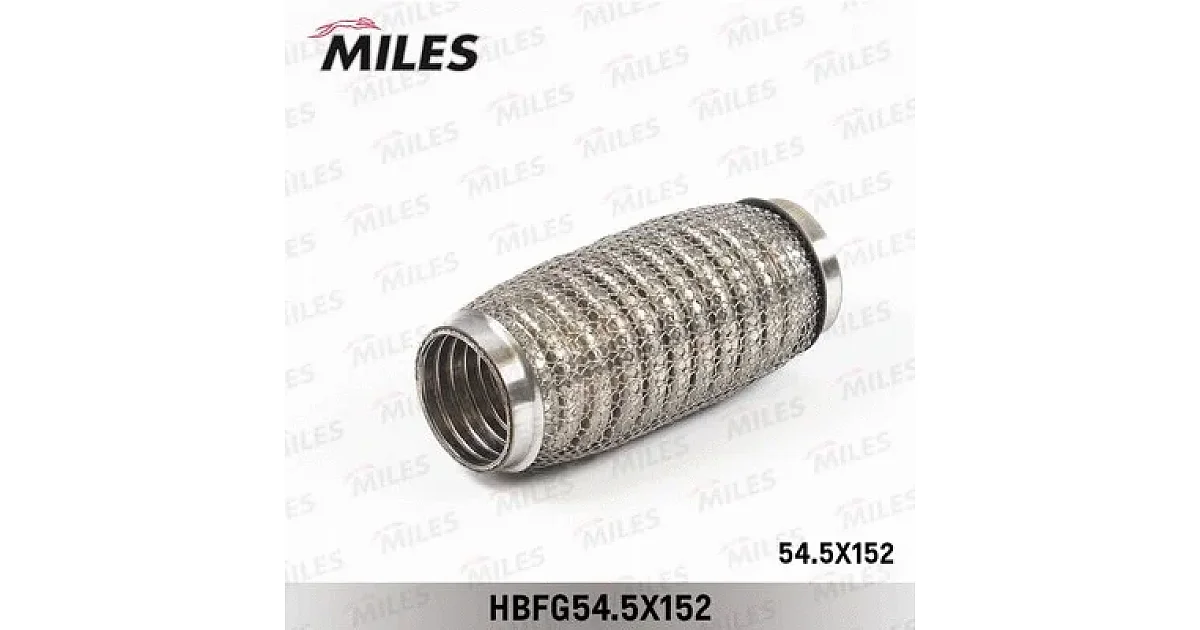 MILES HBFG54.5X152 (HBFG545X152), Гофрированная труба, выхлопная система