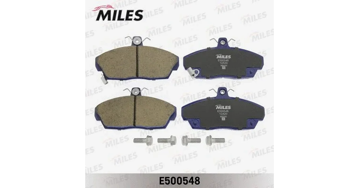 MILES E500548, Комплект тормозных колодок, дисковый тормоз