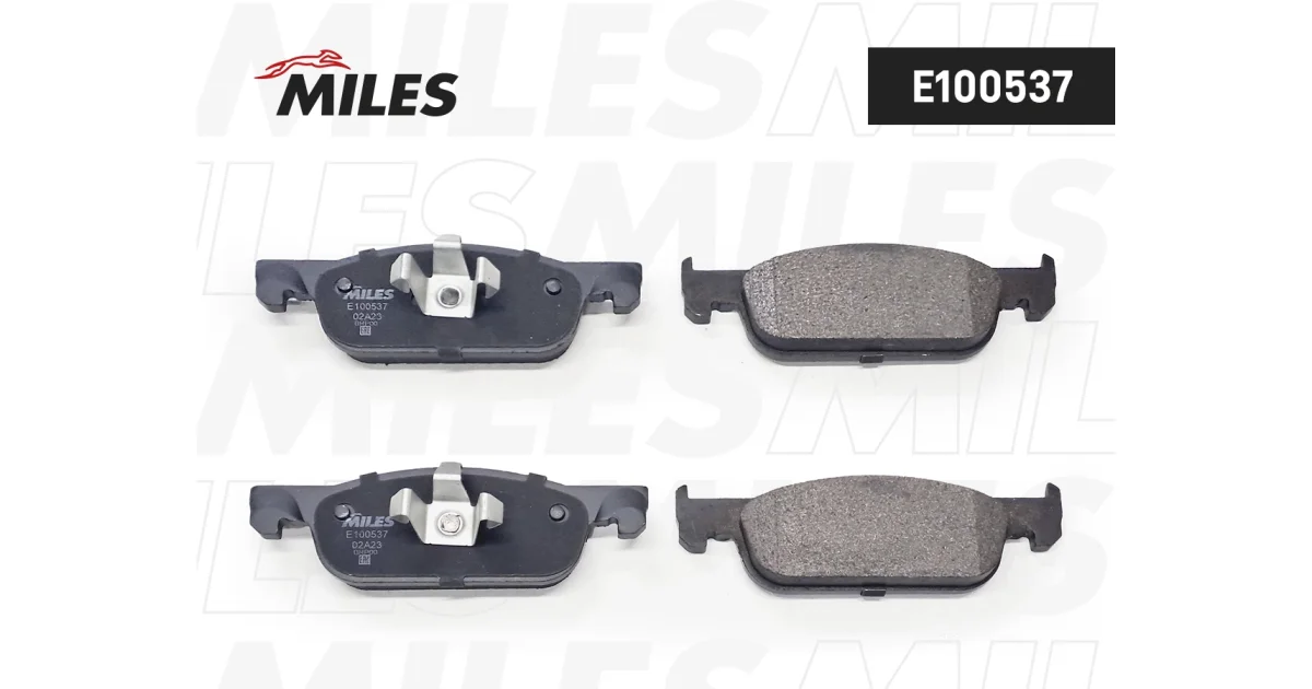 MILES E100537, Комплект тормозных колодок, дисковый тормоз