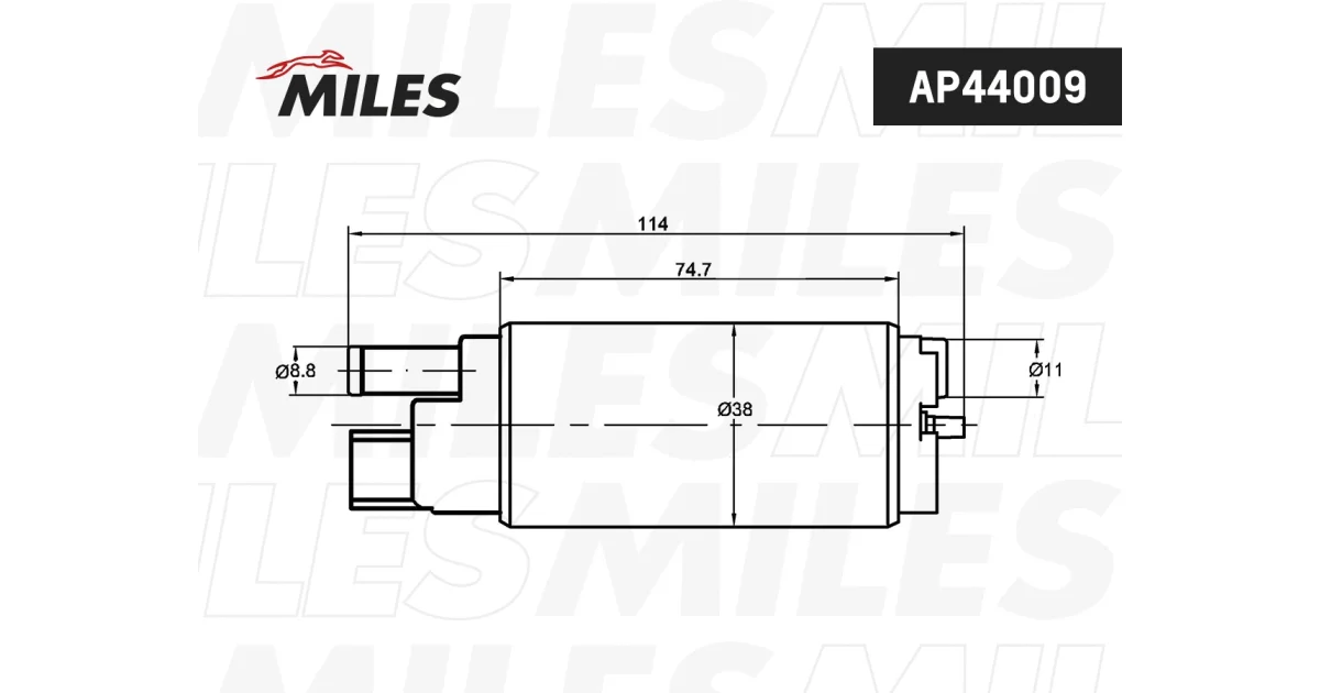 AP44009 - MILES - Топливный насос