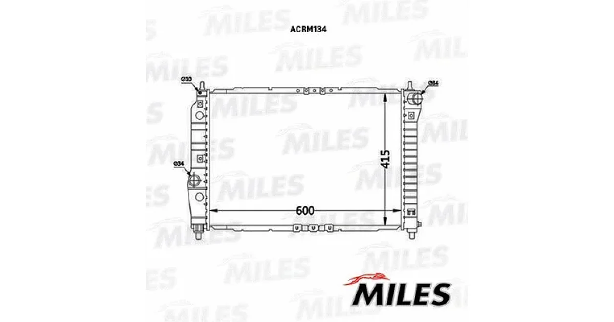 MILES ACRM134, Радиатор, охлаждение двигателя