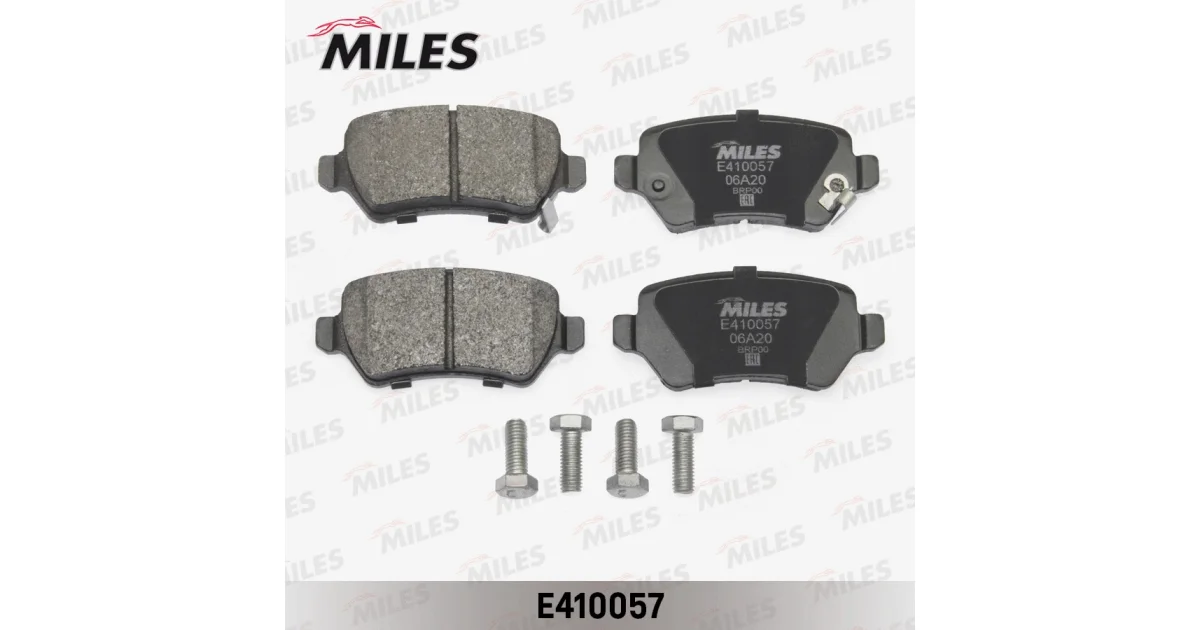 MILES E410057, Комплект тормозных колодок, дисковый тормоз