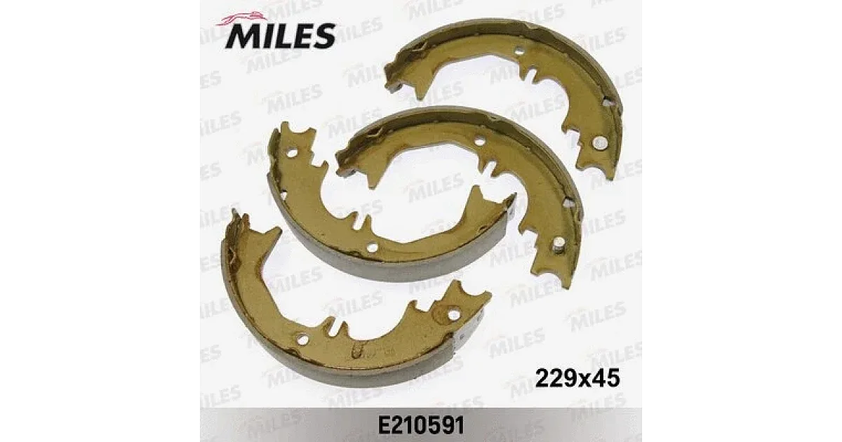 MILES E210591, Комплект тормозных колодок, стояночная тормозная система