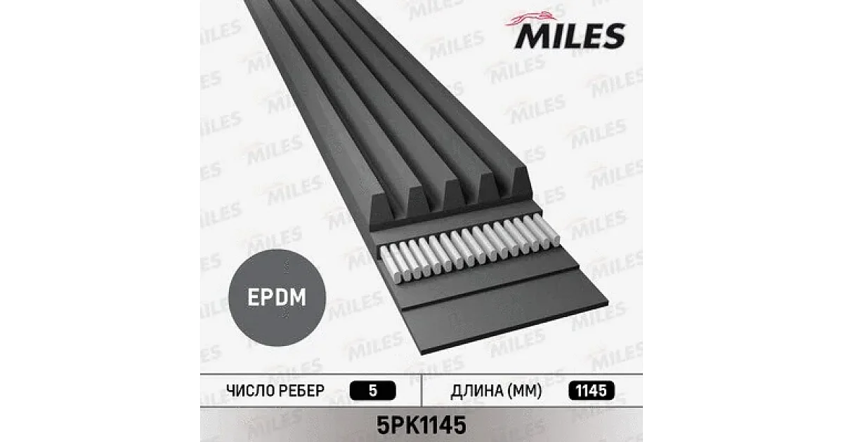 5PK1145 - MILES - Поликлиновой ремень